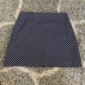 Navy and white Ann Taylor skirt size 12